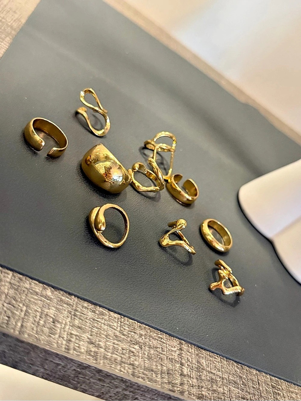 Assorted Gold-Tone Rings - Picture 4 of 5